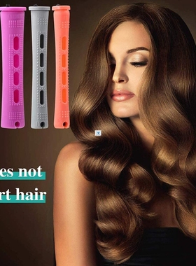 20Pcs Cold Perm Rod Hair Curlers Rollers Plastics Hollow