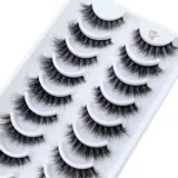 10 пар ресниц 3D натуральные длинные накладные ресницы пушистые мягкие