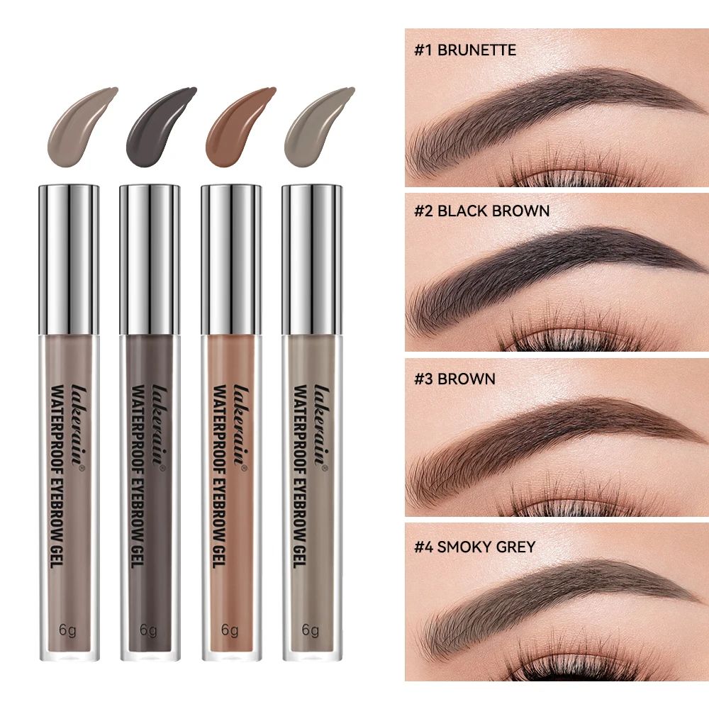 Waterproof Eyebrow Gel for Long Lasting Highly Tinted Liquid