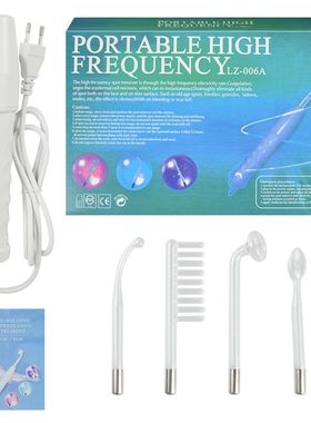 High Frequency Facial Machine Electrotherapy Wand Neon + Arg