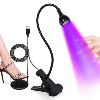 UV LED Lamp Nail Dryer Desktop Gel Polish Curing Adhesive Qu