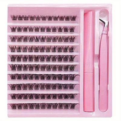DIY Lash Extension Kit Lash Clusters With Bond Cluster Lashe