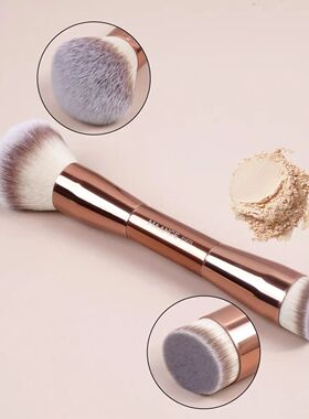 1PCS Foundation Makeup Brush Double Head Concealer Contour B