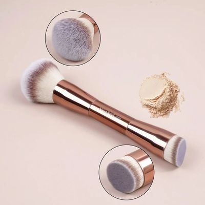 1PCS Foundation Makeup Brush Double Head Concealer Contour B