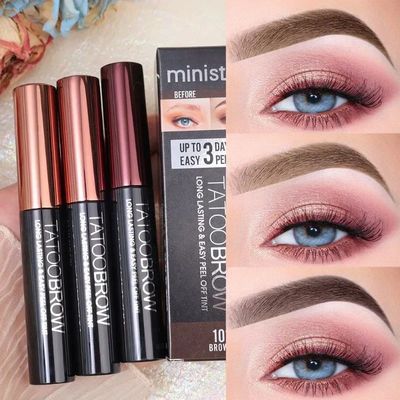 Waterproof Peel Off Dye Eyebrow Gel Makeup Semi-Permanent
