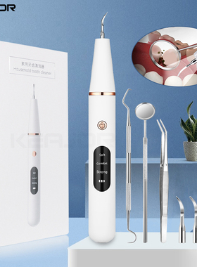 Electric Sonic Dental Calculus Scaler Oral Teeth Tartar Remo