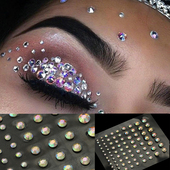 Women Eyeliner Tattoo Fashion Diamond Makeup Eyeshadow Face
