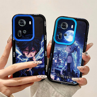 二次元适用OPPOReno11F手机壳索隆路飞Reno11国际版新款动漫创意全包边防摔硅胶磨砂壳