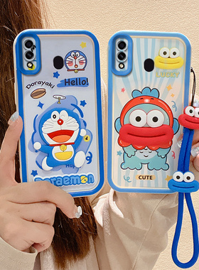 适用三星A30手机壳日韩可爱女SM-A205F立体公仔galaxy a20保护套ins卡通学生A305F凯蒂猫samsung a3o硅胶m10s