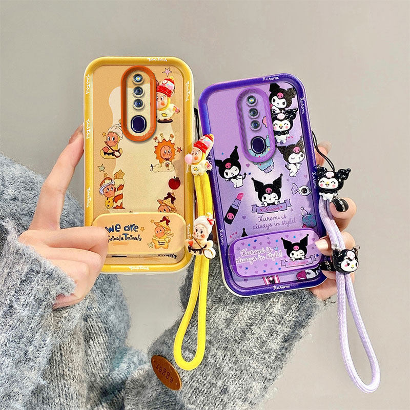 卡通可爱适用oppoF11pro手机壳opop F11Pr0潮流0pp0f11pro立体公仔f11pr0手绳镜子支架少女保护套磨砂防摔潮,3C数码配件,手机保护套/壳,淘宝优惠券,粉丝福利购,淘宝优惠卷