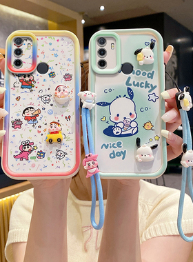 适用OPPO A32手机壳可爱少女pdvm00搞怪卡通opopa52保护套ins时尚学生pdam10个性全包边ooppa32蜡笔小新oppi