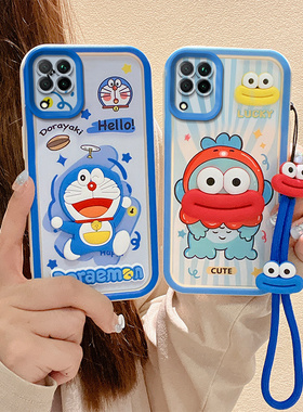 适用三星A12 4G手机壳卡通少女A155F立体公仔galaxy a15 5g保护套ins可爱学生SM-A125F日韩高颜值samsung a11