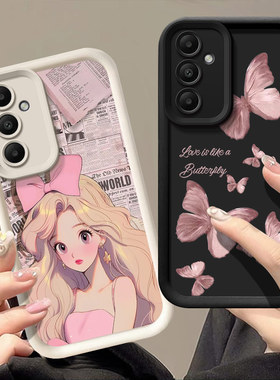 适用三星A14 4G手机壳日韩少女SM-A146U个性蜘蛛侠galaxy a14 5g保护套SM-A145P/DS卡通简约潮男samsung a14