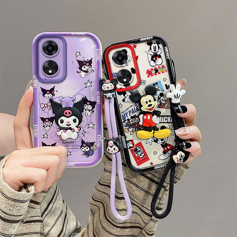库洛米适用OPPOA18 4G手机壳3d公仔a18米奇A38男女叮当卡通趣味可爱壳