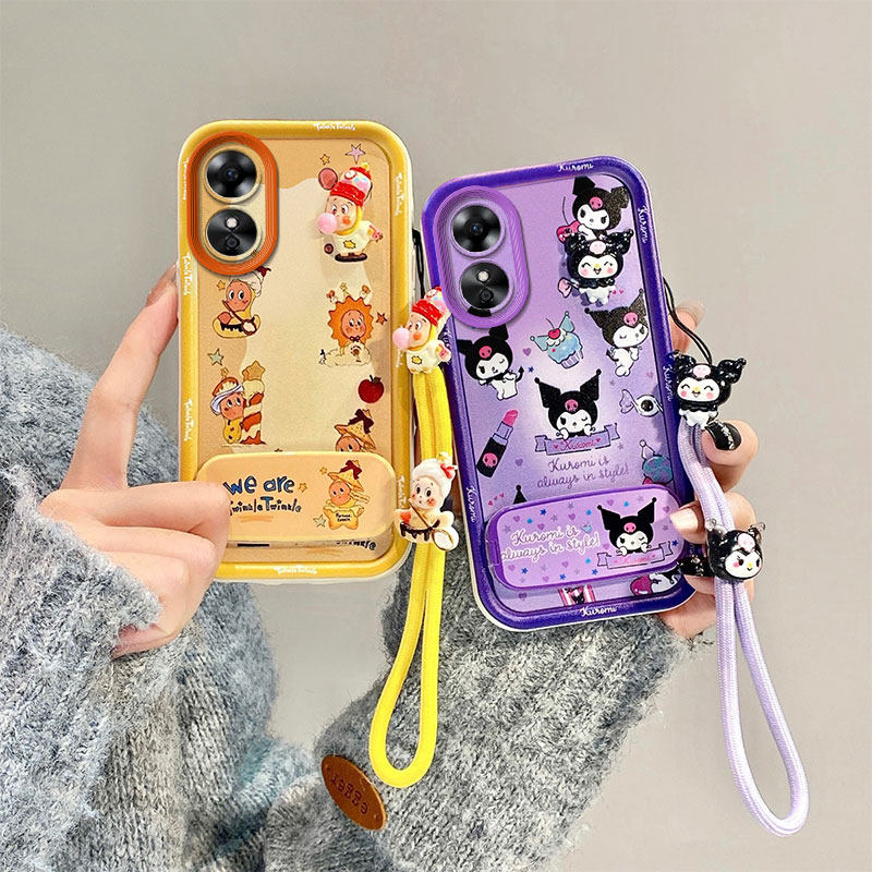 卡通可爱适用oppoA17k手机壳A17手绳0ppoa17保护套0pp0al7k少女0pp0al7立体公仔Oopoα17潮流磨砂镜子支架潮,3C数码配件,手机保护套/壳,淘宝优惠券,粉丝福利购,淘宝优惠卷