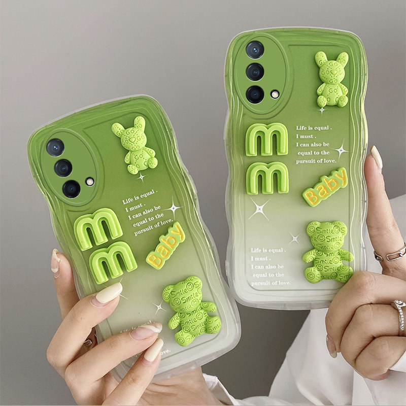适用于OPPO K9S手机壳可爱立体公仔perm10全包防摔opopk9保护套ins风perm10软硅胶0pp0k9s卡通渐变色k95g个性