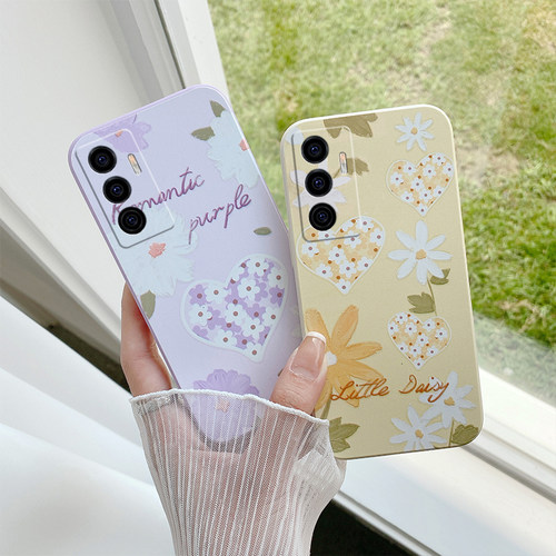 适用于VIVO S10e手机壳夏天小花朵vlvos10e小清新女款vivis10e可爱女生v2130a卡通全包边viovs10e保护套ins潮