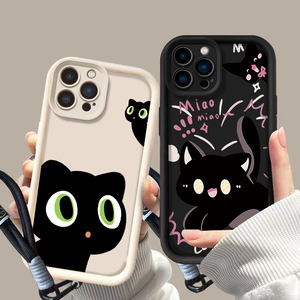 适用三星a72手机壳惊吓猫galaxy a03s硅胶卡通a22日韩可爱女j6plus搞怪a30s时尚学生samsung  a15个性动漫潮