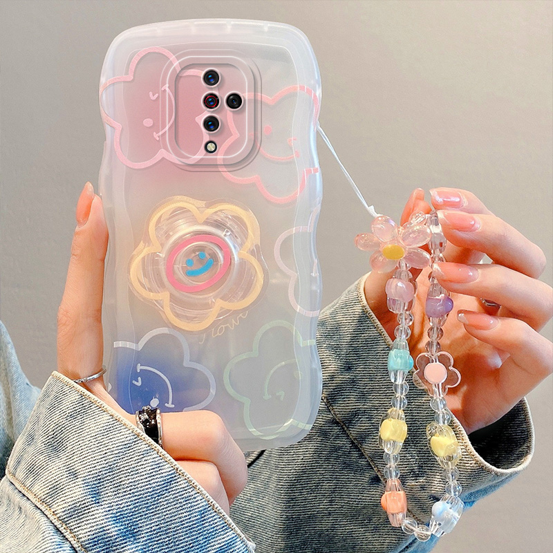 适用vivo Y9S手机壳少女心v1945a日韩可爱潮女vovo y9s保护套ins风简约vlv0 y9s软硅胶viviy9s小清新手链支架