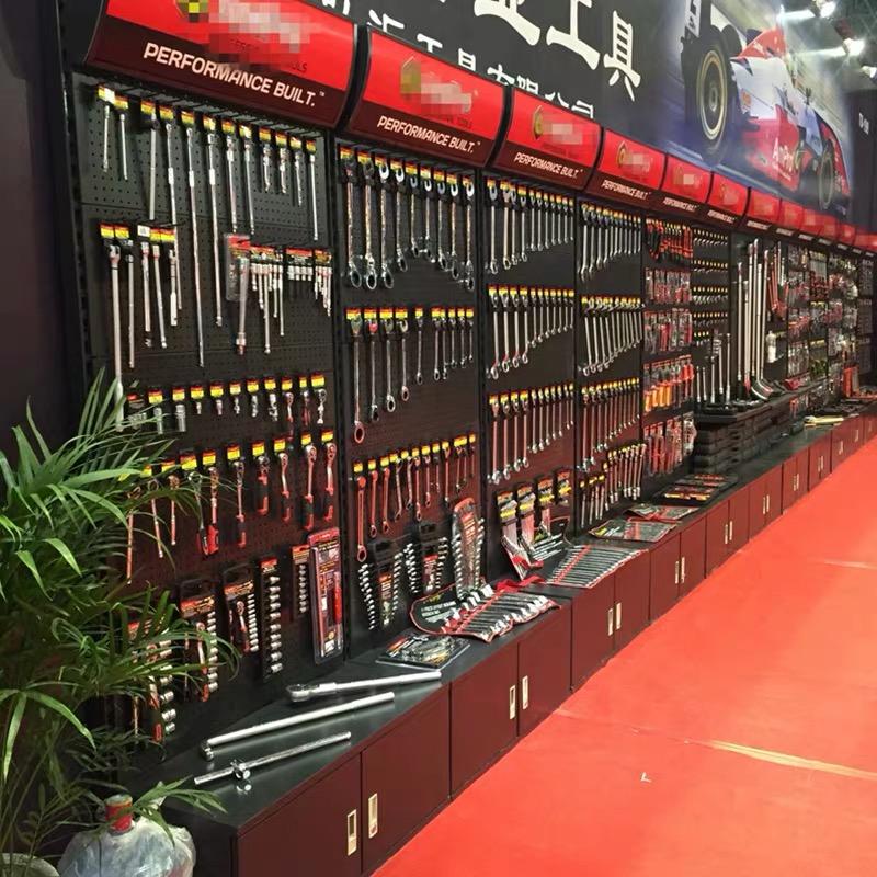 五金工具架孔板洞洞板电动展示架配件多功能整理架挂架置物架展柜