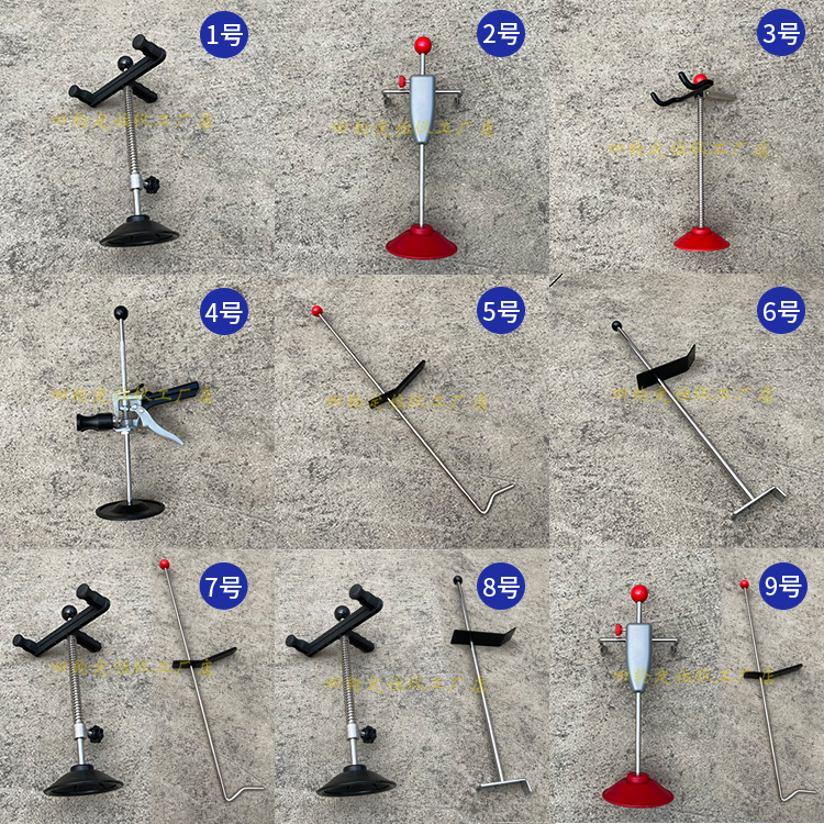 汽车四轮定位仪方向盘固定器固定锁支架刹车顶杆四轮定位锁定工具