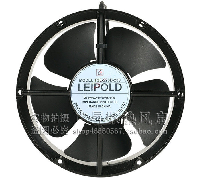 全新F2E-220B-230 230V 44W 22060 20CM 全圆形 机箱机柜散热风扇