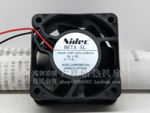 nidec 6CM工控機(jī)變頻器散熱風(fēng)扇 61BH10 D06T 原裝 0.11A 24TU 24V