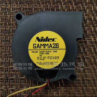 5015 D05F 5厘米 原裝 鼓風(fēng)機(jī)渦輪 03B 0.11A 5CM NIDEC 24V 24PH