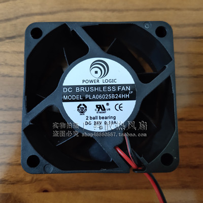 POWER LOGIC PLA06025B24HH 24V 0.19A 6CM 6025 变频器散热风扇