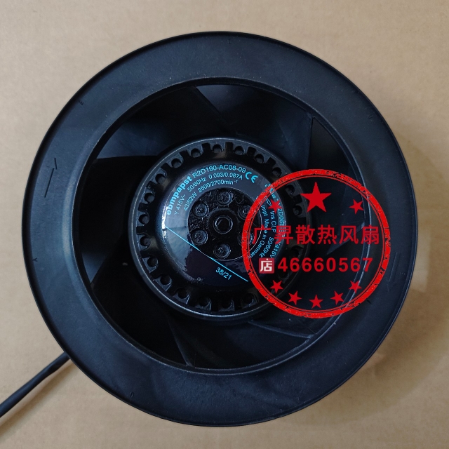 德国ebmpapst R2D190-AC08-09 M2D068-BF 415V库卡机器人冷却风机