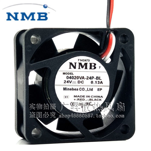 原装NMB 4CM 04020VA-24P-BL 24V 0.13A 三线 安川驱动器专用风扇