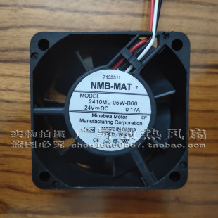 NMB風(fēng)機(jī) 0.17A變頻器散熱風(fēng)扇 B60 2410ML B69原裝 DC24V 05W 6025