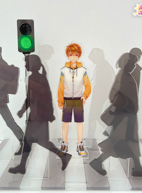 乘梦电波 人群之中 亚克力谷美展示立牌 场景谷美立牌展示道具