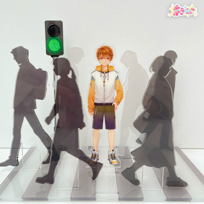 乘梦电波人群之中亚克力谷美