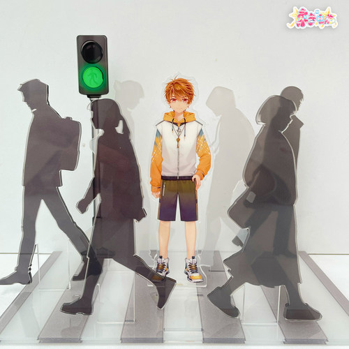 乘梦电波人群之中亚克力谷美