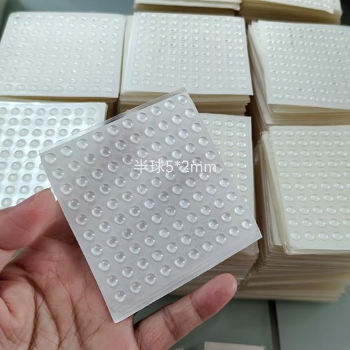超值防滑硅胶垫柜门消音垫桌椅防撞墙贴自粘透明胶粒硅胶减震垫片