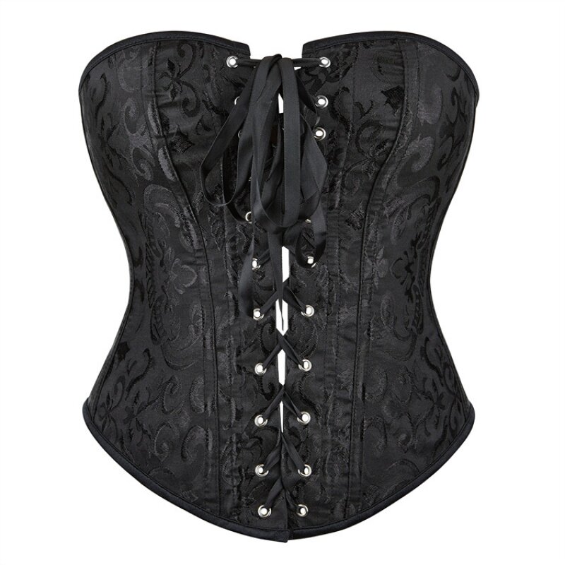 新款三排扣束腰美体托胸欧美宫廷束身衣性感马甲塑身上衣CORSET