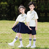 六一儿童合唱演出服幼儿园毕业照班服中国风小学生啦啦队表演服装