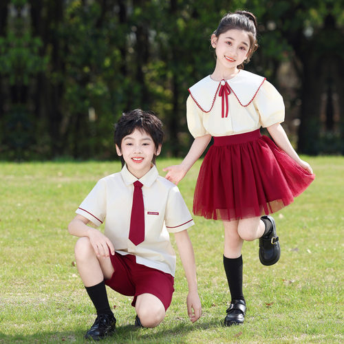 六一儿童舞蹈表演服蓬蓬裙幼儿园毕业照班服小学生朗诵合唱演出服