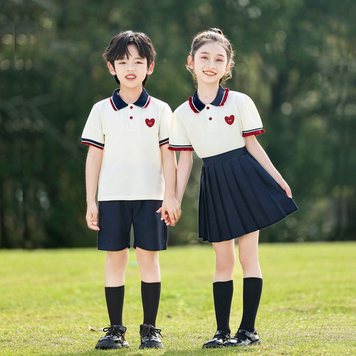 幼儿园毕业服装夏季小学生班服六一儿童演出服男女朗诵合唱表演服