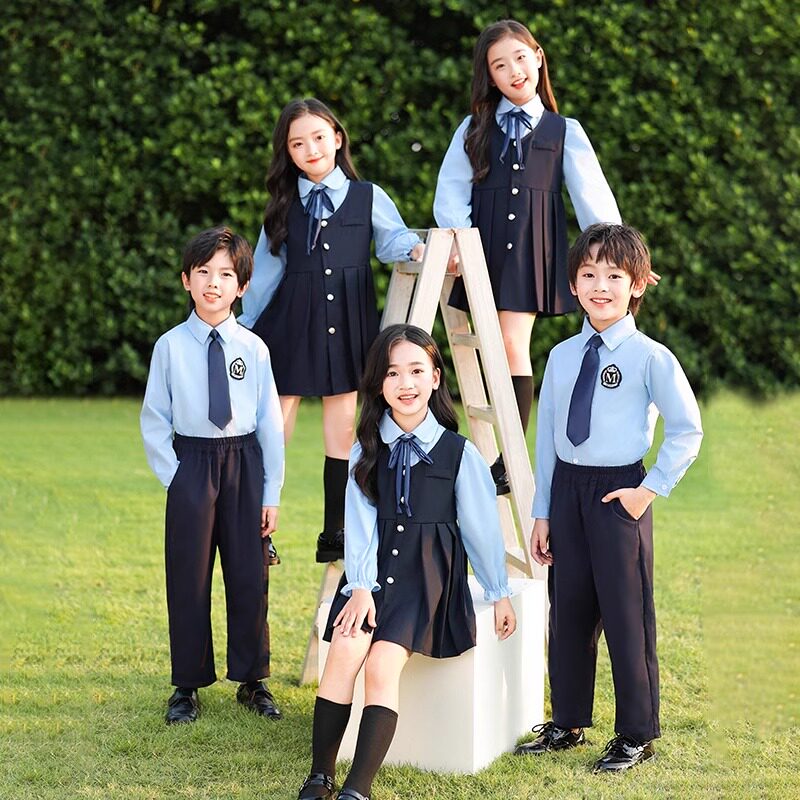 六一儿童合唱演出服长袖衬衫幼儿园园服小学生诗歌朗诵比赛表演服