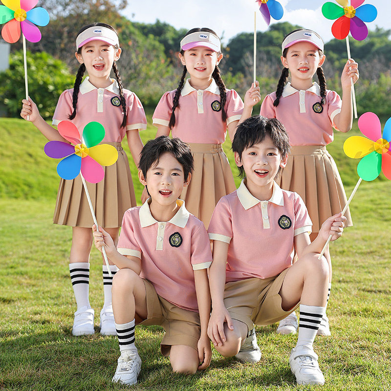 小学生校服夏装六一儿童合唱服诗歌朗诵幼儿园服毕业拍照演出班服