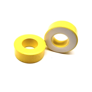 黄白环T68-26 磁环13*7.5*6.6 铁粉芯 抗干扰滤波电感线圈 8*4*3