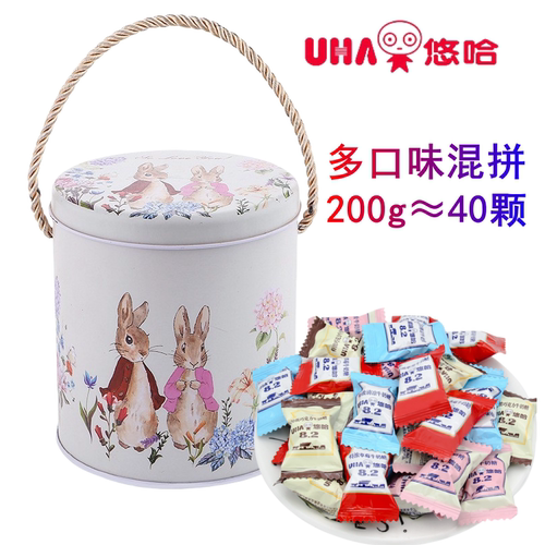 UHA悠哈特浓牛奶糖200g觉糖结婚庆喜糖果散装回礼休闲零食年货