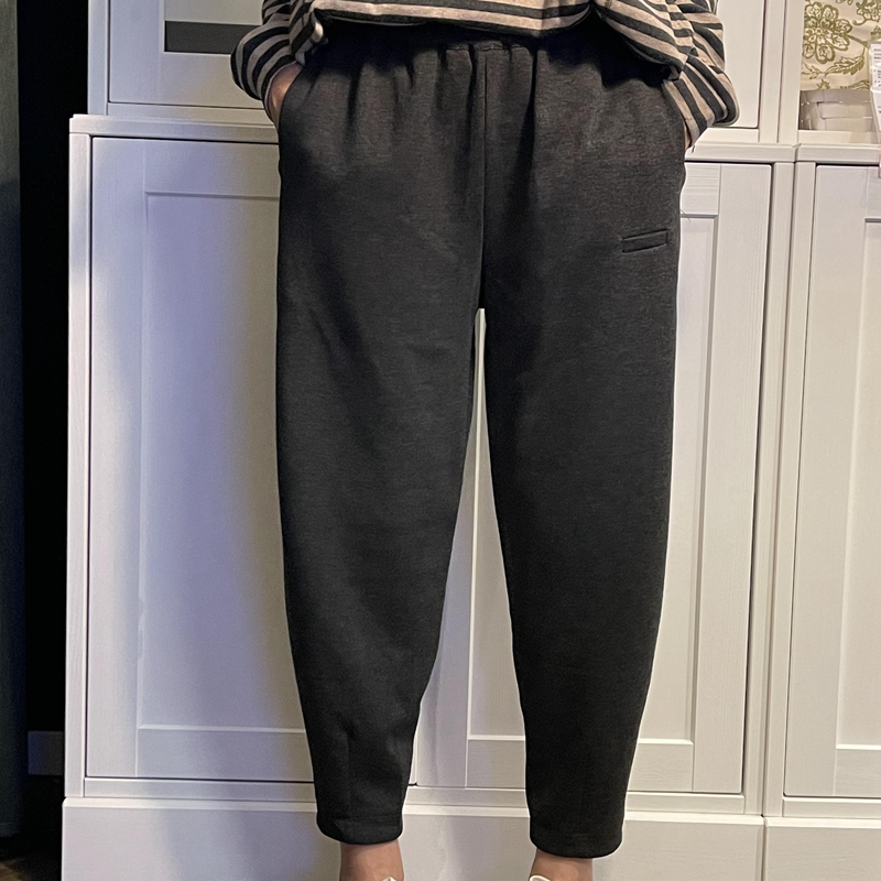 休闲裤运动裤女春款纯棉裤子女新款2026年萝卜裤休闲裤束脚卫裤