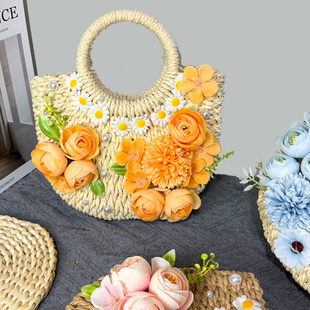 手工草编包diy材料包三八节手提包暖场活动团建礼物38妇女女神节