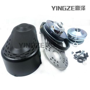 改装 kart四轮卡丁车168F发动机离合器CVT传动配件轴齿轮420