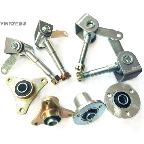 四轮卡丁车前转向羊角轴法兰盘