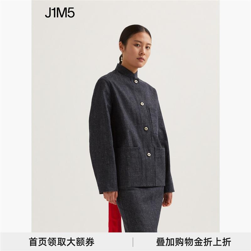 J1M5买手店 SAMUEL GUI YANG 23秋冬新中式牛仔外套上衣百搭