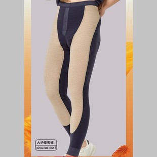 单裤 绒裤 513保暖裤 线裤 高腰320克舒适打底秋裤 如锦暖羽大护膝男裤